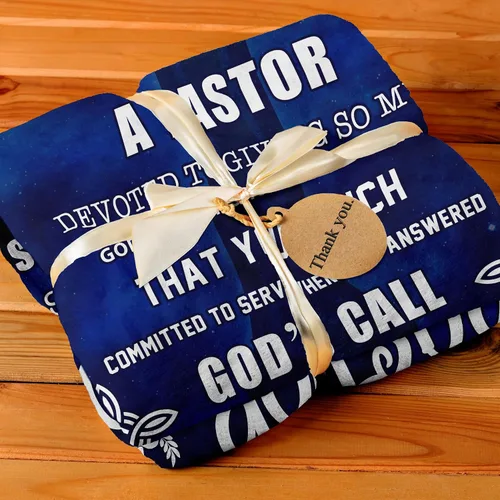 Miniatura 3 de Amonee-YL Regalos de agradecimiento para pastores, regalos para pastor, manta de pastor de 50 x 60 pulgadas, regalo para pastores para hombres