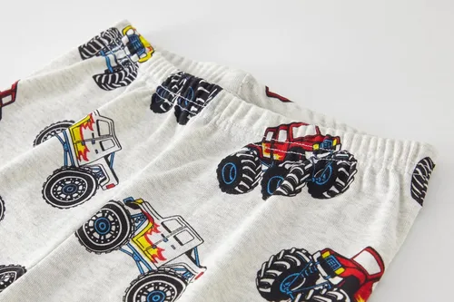 Miniatura 6 de Conjunto de pijama de planeta para niños, 100% algodón, 2 piezas, ropa de dormir de manga larga, conjuntos de ropa de dormir para niños, camisas