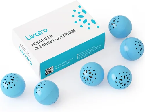Miniatura 8 de Livatro Bola de limpieza del humidificador: combate el moho del humidificador y las bacterias con limpiador humidificador, evita la acumulación