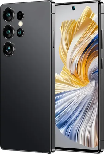L25 Ultra 6.8 "Android 14 5G Smartphone 108MP+78MP Cámara dual 7800mAh Batería 12GB+512GB Stylus Pen Procesador de 12 núcleos (negro)