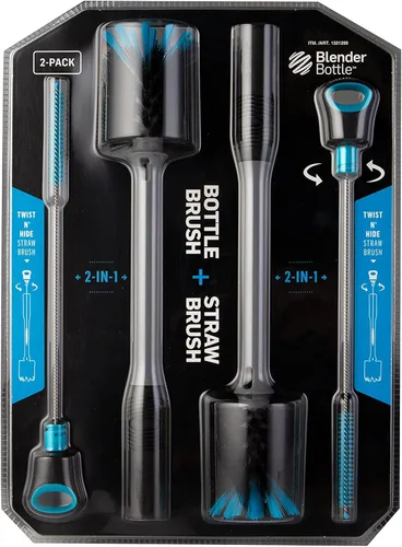 Miniatura 7 de BlenderBottle Cepillo de limpieza 2 en 1 para botellas y popotes