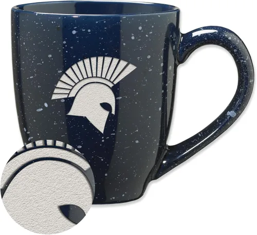 Miniatura 473 de Rico Industries NCAA Virginia Tech Hokies Maroon - Taza de café de cerámica grabada con láser, color del equipo, 16 onzas