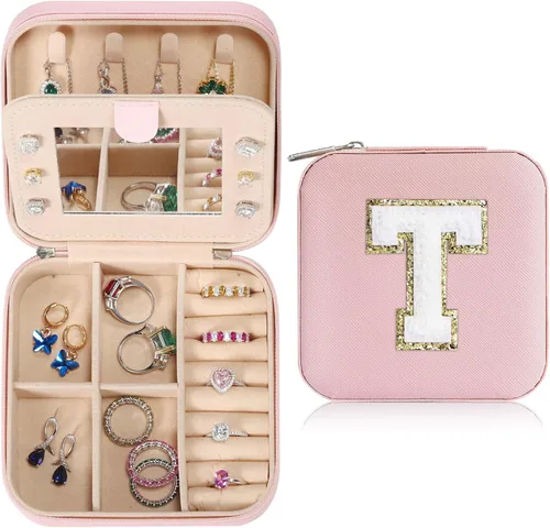 Regalos para mamá para mujeres, estuche de joyería de viaje para regalos de madre Regalos de viaje para madre madre de hijas Caja de joyería
