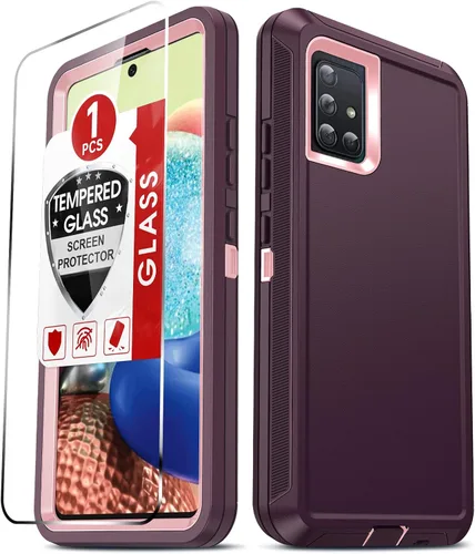 Miniatura 26 de LeYi Funda compatible con Samsumg Galaxy A05 4G: Galaxy A05 4G con resistente a los golpes, 3 en 1 de cuerpo completo, protección resistente