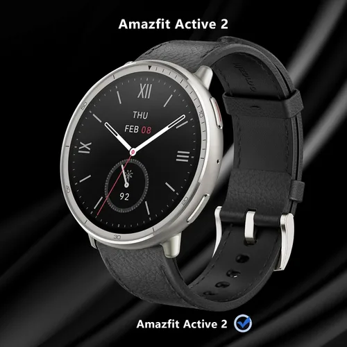 Miniatura 2 de 3 Pack for Amazfit Active 2 Screen Protector, Non-Tempered Glass Flexible Protection, HD Clear Protective Film
