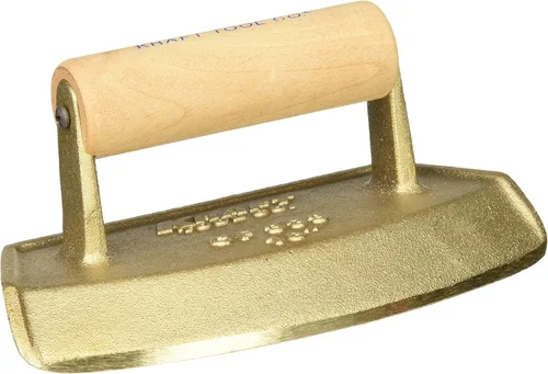 Miniatura 3 de Kraft Tool CF384 Tubo de chaflán de diámetro de bronce con mango de madera, 18 pulgadas