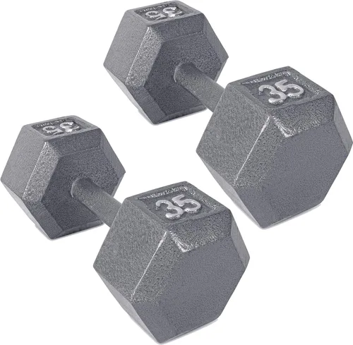 Miniatura 52 de CAP Barbell Mancuerna hexagonal de hierro fundido Múltiples opciones