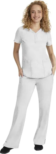 Miniatura 3 de Healing Hands Pantalón de hospital de etiqueta púrpura para mujeres modelo Taylor 9095 2 con cordón y 2 bolsillos