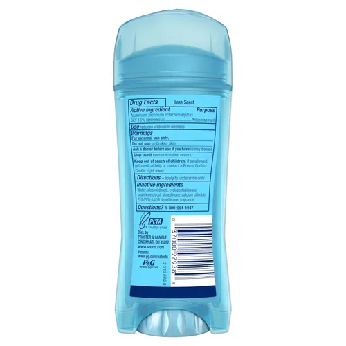 Miniatura 10 de Secret Desodorante antitranspirante fresco para mujer, protección transpirable contra el sudor y el olor durante 72 horas, frescura instantánea