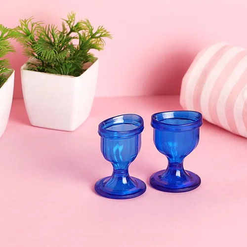 Miniatura 5 de Juego de 2 vasos de lavado de ojos para mantener tus ojos limpios y saludables, color azul