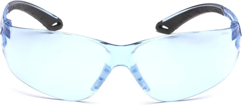 Miniatura 3 de Pyramex Itek - Gafas de seguridad con lentes ámbar, patillas ámbar Marco y lentes azul infinity