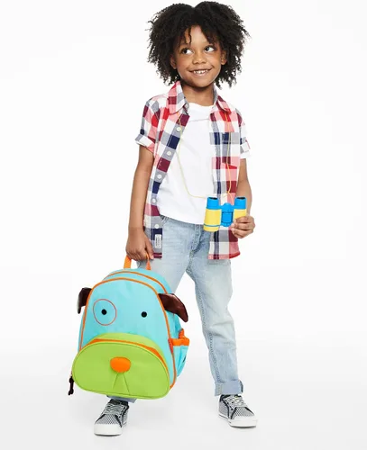 Miniatura 117 de Skip Hop - Mochila para preescolar, colección Zoo, para niños pequeños de 3 a 4 años, diseño de llama