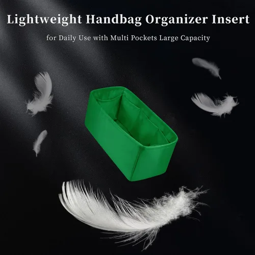 Miniatura 4 de Organizador de bolso para bolsa de lujo, tela de satén ligera y suave con bolsillos, ideal para viajes, compras y uso diario, opciones multicolor