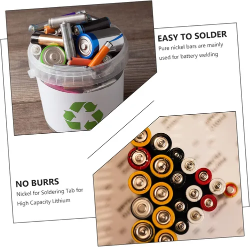 Miniatura 3 de OSALADI Hoja Mm Ancho Mm Long g Suministro de tira de níquel para accesorios de soldadura por puntos de batería para piezas de soldadura