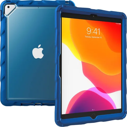 Miniatura 7 de Gumdrop DropTech - Funda transparente compatible con Apple iPad de 9ª 8ª 7ª generación (10.2 pulgadas) diseñada para estudiantes K-12