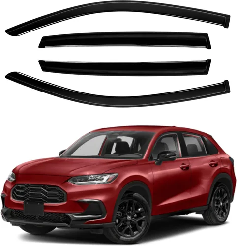 Miniatura 8 de Canvcle RAV4 Rain Guards - Window Visors for Toyota RAV4 2006-2012, Outside-Mount Tape-On Side Window Wind Deflectors for RAV4 Accessories, Vent