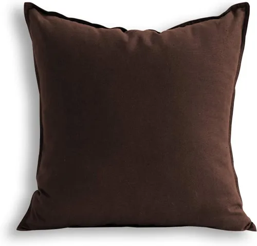 Miniatura 13 de Jeanerlor - Funda de cojín sólida de lino y algodón para decoración, de 18x18 pulgadas, funda de almohada especial para sofá, cama, silla