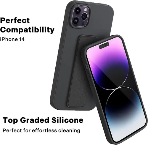 Miniatura 2 de Phone Loops - Funda para iPhone 14 Pro Max con soporte y correa de agarre, funda para teléfono con soporte plegable y soporte de correa de agarre