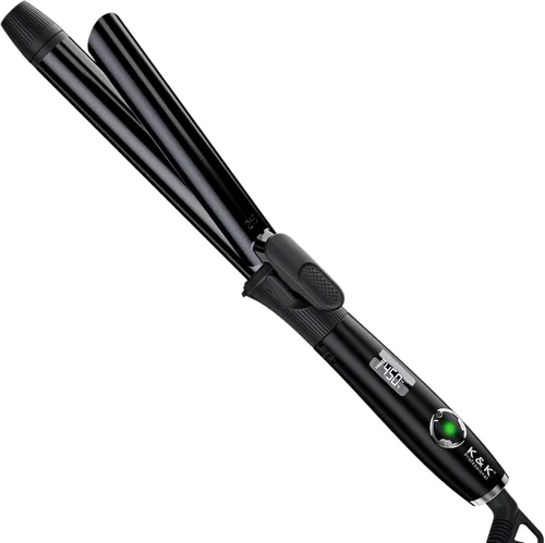 Miniatura 11 de Rizador de pelo profesional de 1 pulgada con barril de cerámica de turmalina recortada, rizador de pelo profesional de 1 pulgada de hasta 450 °F