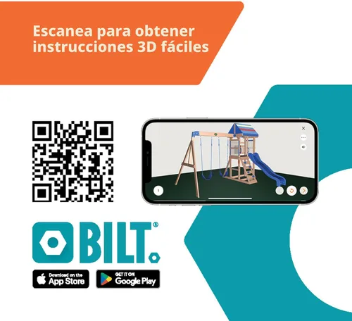 Miniatura 7 de Conjunto de columpios Backyard Discovery Bay Pointe de madera de cedro con tobogán de ola, plataforma de juego, escalera de roca, columpios con Azul