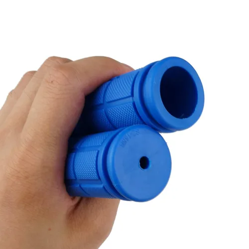 Miniatura 5 de Paquete de 2 manillares de bicicleta para scooter y empuñaduras de barra de mango de bicicleta, 2 tipos (azul)