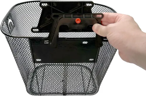 Miniatura 5 de AlveyTech Cesta de alambre frontal universal con accesorios de montaje de liberación rápida para bicicletas y scooters – Cestas de bicicleta grandes