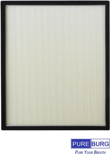 Miniatura 2 de PUREBURG Filtro de repuesto F301H compatible con BlueDri 550 Air Scrubber AS-550, paquete de 2 unidades H13 HEPA 19 x 16 x 2 Air Clean