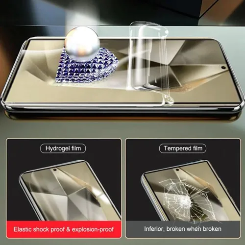 Miniatura 2 de Paquete de 2 protectores de pantalla de hidrogel para Samsung Galaxy S24 Ultra 5G, película de TPU suave y flexible irrompible mejorada