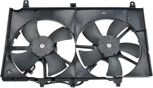 Miniatura 62 de TRQ Conjunto de ventilador de refrigeración dual del radiador compatible con Toyota Highlander 2008-2013 TO3115155