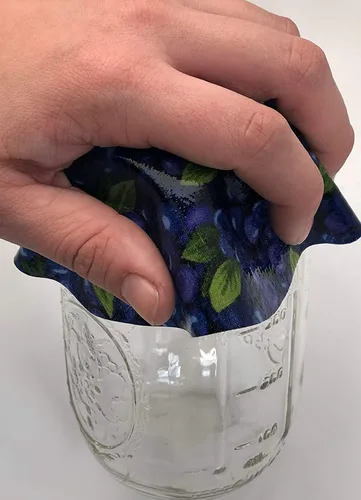 Miniatura 3 de Andreas - Abrelatas de silicona antideslizante de 6.25 pulgadas, abridor de tapas fácil, hecho con silicona y tela, apto para lavavajillas, pelador