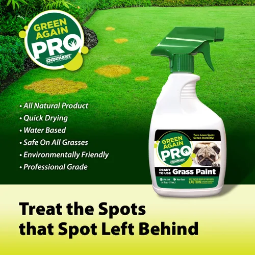 Miniatura 6 de Pintura para césped y césped premezclada, todo el colorante natural para césped apto para mascotas vuelve verde nuevamente con aplicación ecológica