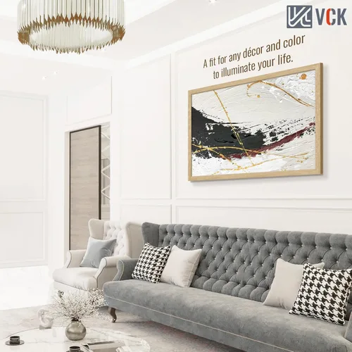 Miniatura 191 de VCK Marcos para póster de madera maciza de 22.375 x 34 pulgadas, marco de fotos A1 negro con montaje en pared, paquete de 3