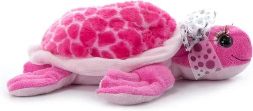 Miniatura 3 de The Petting Zoo, Lash'z - Peluche de tortuga marina rosa, regalos para niñas, juguete de peluche de 12 pulgadas