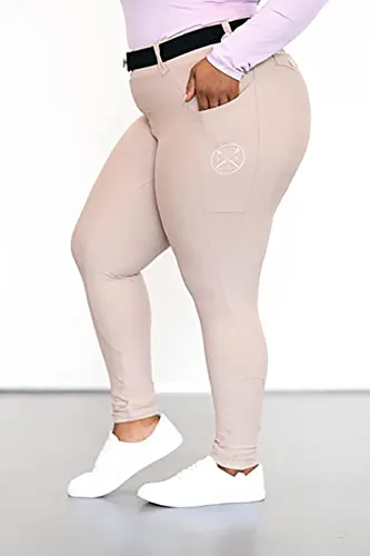 Miniatura 6 de FREE RIDE EQUESTRIAN Breeches with Silicone Grip and Knee Patch Breeches
