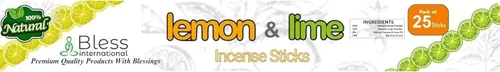 Miniatura 12 de Bless-International Orange and Lemongrass - Varillas de incienso 100% naturales, hechas a mano, sumergidas a mano, orgánicas, sin productos químicos