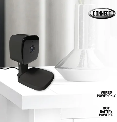 Miniatura 3 de Energizer Cámara de seguridad inteligente 2K QHD, cámara Wi-Fi de 2.4 GHz con cable, audio de 2 vías, visión nocturna, detección de movimiento