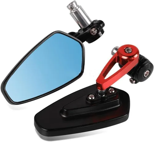 Miniatura 3 de Accesorios - Espejo de motocicleta de 7/8 pulgadas, 0.866 in, empuñaduras de manubrio, espejos retrovisores laterales para Yamaha XT660 XT660R