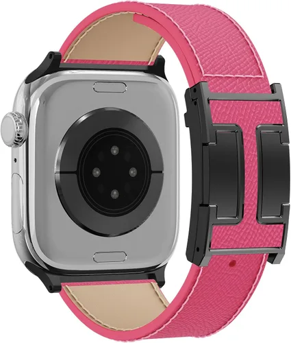 Miniatura 24 de Correa de reloj magnética de cuero compatible con Apple Watch Ultra 49 mm, 46 mm, 45 mm, 44 mm, 42 mm, 41 mm, 40 mm, 38 mm, correa de repuesto