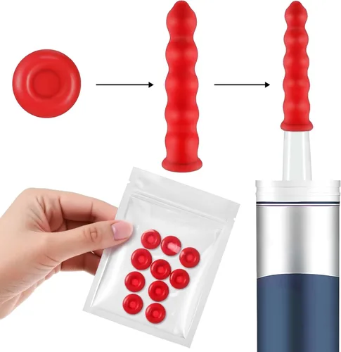 Miniatura 8 de Zonon 10 piezas de tapa para tubo de calafateo, tapa para herramienta de acabado para calafateo, tapas de tubo para calafateo para sellar