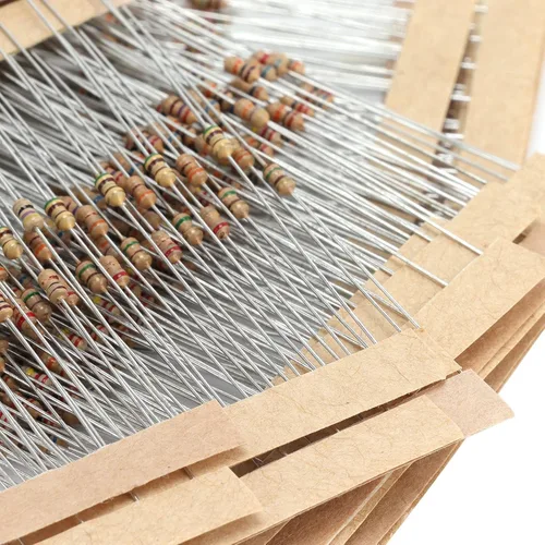 Miniatura 8 de Resistors Matching Set, Assorted Resistor Graphite 10Ω?1MΩ Convenient for Experiments for DIY Projects
