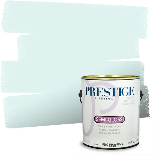 Miniatura 194 de PRESTIGE Pintura interior e imprimación en uno, salpicaduras acuosas, cáscara de huevo, 1 galón