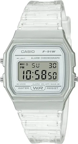 Miniatura 6 de Casio F91W Series Digital Watch Water Resistant LED Light 1/100 SEC Stopwatch Regular Time Keeping (HR, Min, SEC, PM, Date, Day) Daily