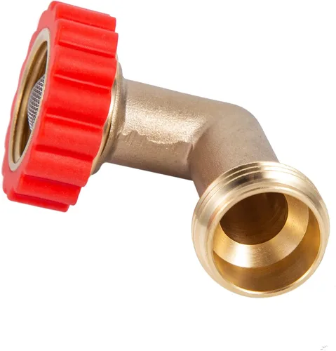 Miniatura 7 de Protector de manguera de latón sin plomo de 90 grados, adaptador de conexión giratoria rápida de 90°, conector de rosca de tamaño de rosca de 3/4