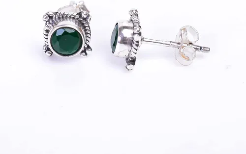 Miniatura 42 de Round Gemstone Stud Design 2