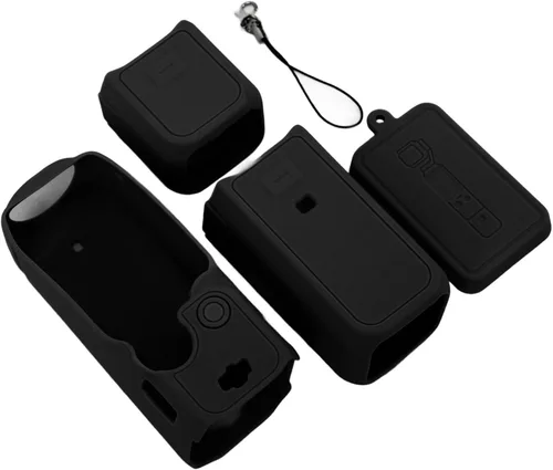 Miniatura 8 de Yunseity Funda de silicona para cámara deportiva, 3 fundas protectoras, funda suave y flexible para cámara OSMO 3, accesorio protector completo