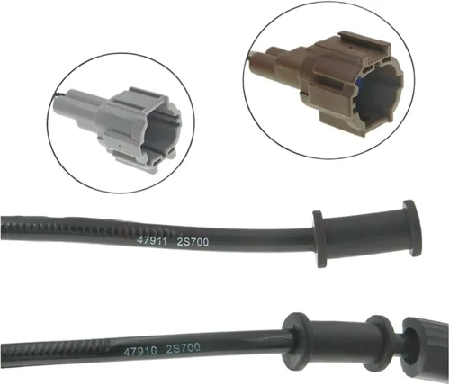 Miniatura 4 de Sensor de velocidad de rueda ABS Fornt izquierda derecha 47910-2S700 47911-2S700 D22 97-19 NP300 08-19 Pick UP 2.5TD 97-07 (color : juego)