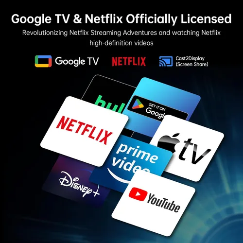 Miniatura 4 de KTC Monitor inteligente 4K de 32 pulgadas con sistema Google TV UHD 3440x2560P Control Remoto por Voz Hey Google Netflix con licencia Dolby Audio