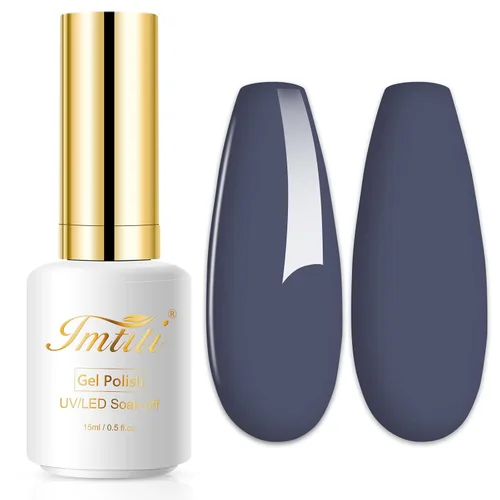 Miniatura 26 de Esmalte de uñas de gel con purpurina, 0.5 fl oz, color rosa brillante, de remojo, con LED, UV, kit de esmalte de uñas de gel para manicura en salón