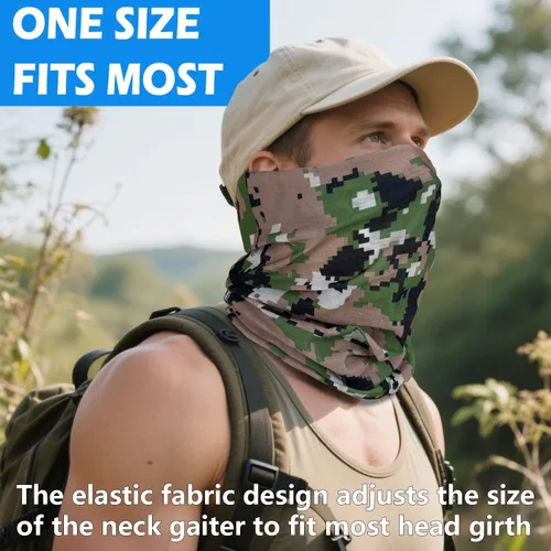 Miniatura 4 de 12 polainas refrescantes para el cuello para hombres y mujeres, transpirables, protección solar, bandanas para el cuello