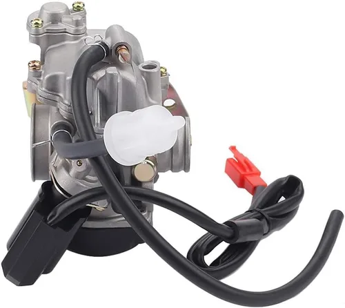 Miniatura 6 de Carburador 49cc 50cc para Scooter GY6 Compatible con Ciclomotor Taotao de 4 Tiempos Carburador 18mm de Gran Calibre 139QMB 139QMA PD18J Motores